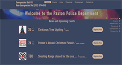 Desktop Screenshot of paxtonpd.com